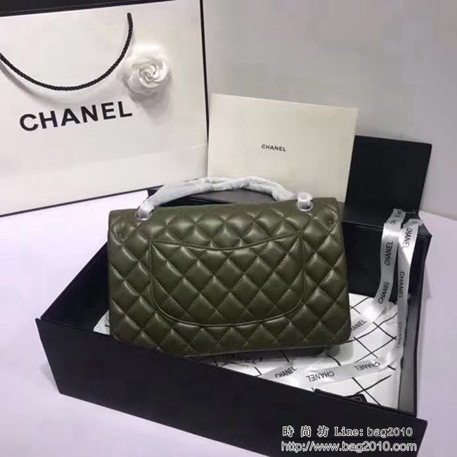 香奈兒CHANEL 升級版A1112進口小羊皮全新經典金銀鏈條肩背斜挎包 DSC1175